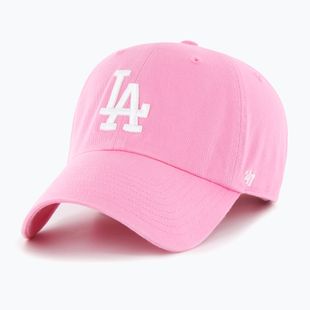 47 Brand MLB Los Angeles Dodgers CLEAN UP baseball cap rose