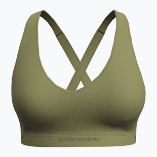 Icebreaker Merino 125 Cool-Lite Sprite Racerback olive thermal bra