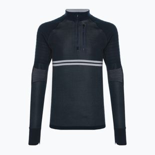 Men's thermal base layer Smartwool Intraknit Merino Tech 1/4 Zip deep navy