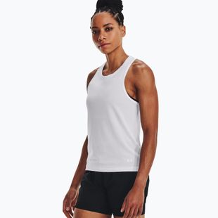 Under Armour women's running shirt Seamless Stride Singlet white 1375697