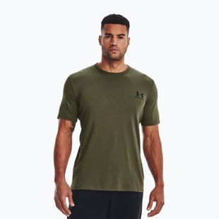 Men's Under Armour Sportstyle Left Chest marine green/black t-shirt