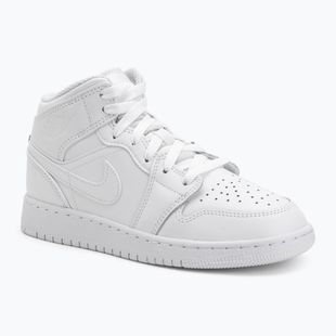 Shoes  Jordan 1 Mid white/white/white