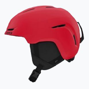 Giro Spur matte bright red children's ski helmet