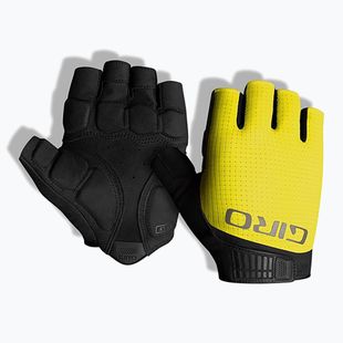 Men's cycling gloves Giro Bravo Gel II highlight yellow