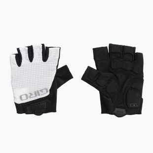 Men's cycling gloves Giro Bravo Gel II white