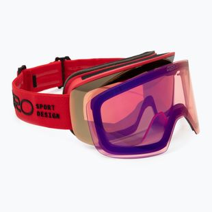 Ski goggles Giro Axis glacier red stacked/vivid copper/vivid infrared