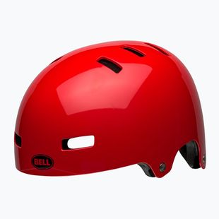 Bell Span Jr children's helmet gloss crimson