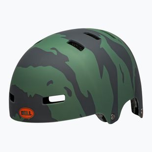 Bell Span Jr children's helmet matte green/orange