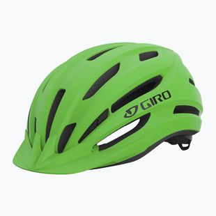 Giro Register II Integrated MIPS matte bright green children's bike helmet