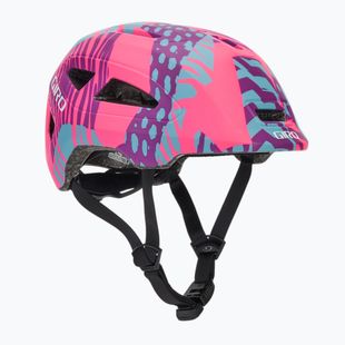 Children's bicycle helmet Giro Scamp II Jr matte pink animal