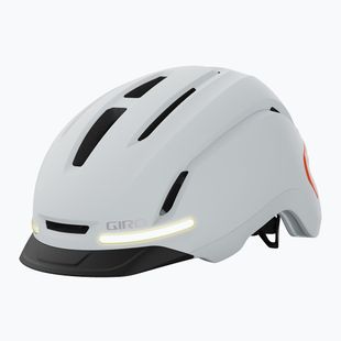Giro Ethos Integrated MIPS LED matte chalk bike helmet