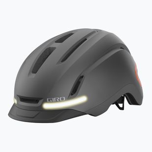 Giro Ethos Integrated MIPS LED matte graphite bike helmet