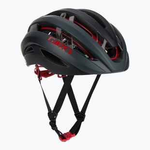 Giro Aries Spherical MIPS matte carbon red bike helmet