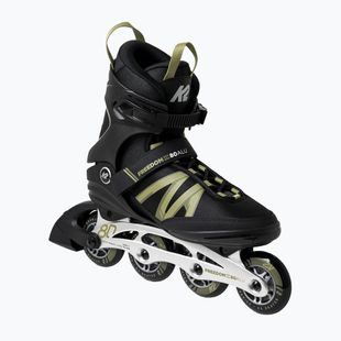 Men's skates K2 Freedom III 80 Alu black-green 30H0601.1.1.085