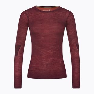 Women's thermal base layer Smartwool Intraknit Merino 200 Crew black cherry
