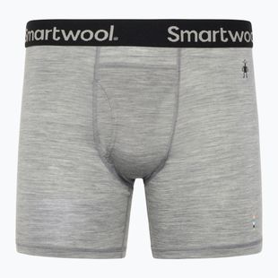 Men's thermal boxer briefs Smartwool Merino Boxer Brief light grey heather