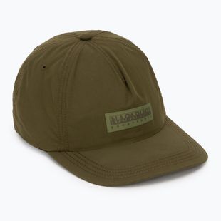Men's baseball cap Napapijri F-Box Logo dark olive