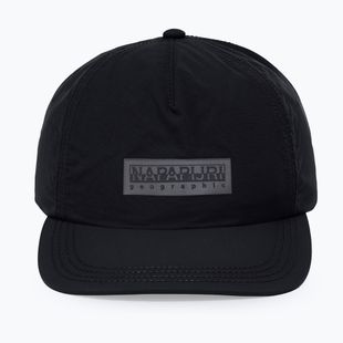 Men's baseball cap Napapijri F-Box Logo black beauty