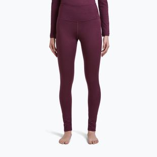 Women's thermal trousers Icebreaker Merino 200 Oasis High Rise Leggins dark berry
