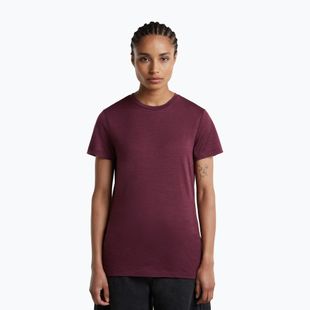 Women's trekking shirt icebreaker Merino 150 Tech Lite III dark berry