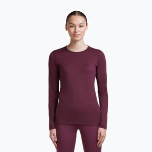 Women's thermal sweatshirt Icebreaker 200 Oasis Crewe Dark Berry