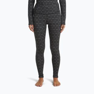 Women's thermal trousers icebreaker Merino 260 Tech Vertex High Rise black/snow
