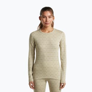Women's thermal sweatshirt Icebreaker Merino 260 Tech Vertex Crewe Undyed/Cumin