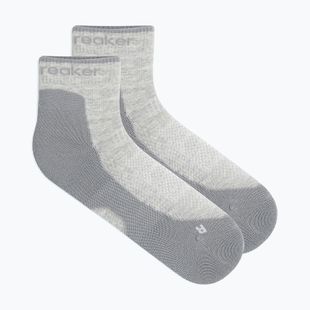Women's socks Icebreaker Merino Hike+ Light Mini blizzard heather/alloy