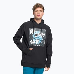 Men's trekking sweatshirt The North Face Printed Tekno Hoodie black NF0A7ZUHKY41