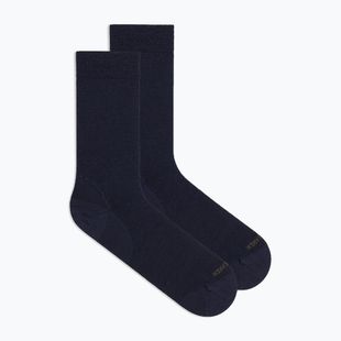 Women's socks Icebreaker Lifestyle Fine Gauge Crew midnight navy/dark loden