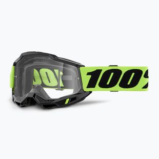 Bike goggles 100% Accuri 2 OTG neon yellow/clear