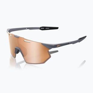 100% Hypercraft SQ soft tact grey/hiper copper mirror sunglasses