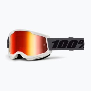 Bike goggles 100% Strata 2 grey/red mirror