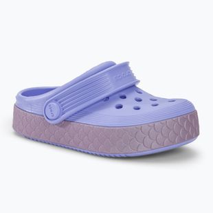 Crocs Off Court Reflect Mermaid moon jelly/multi children's slides