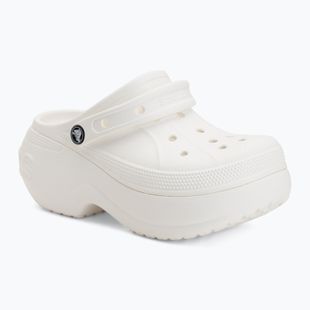Women's slides Crocs Bella white