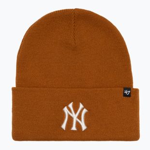 47 Brand MLB New York Yankees Haymaker winter beanie burnt orange