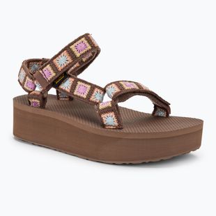 Women's Teva Flatform Universal Crochet unwind sandals