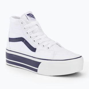 Vans UA SK8-Hi Tapered Stackform Sport Stripes navy true/white shoes