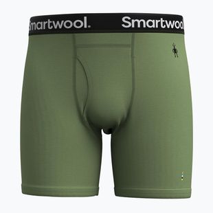 Men's thermal boxer briefs Smartwool Merino Boxer Brief Boxed fern green