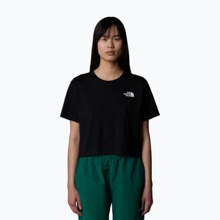 Women's T-shirt The North Face Simple Dome Cropped Slim Tee tnf black