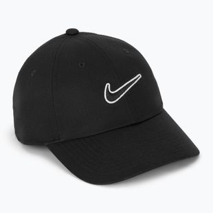 Baseball cap Nike Club Unstructured Swoosh black/black