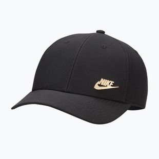 Baseball cap Nike Dri-Fit Club black/metallic gold