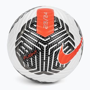 Nike Flight white/black/bright crimson football size 5