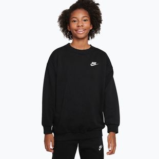 Children's sweatshirt Nike Sportswear Club Fleece university black/white
