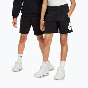 Children's shorts Nike Sportswear Club Fleece black/white