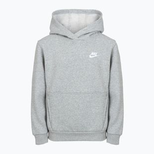 Children's sweatshirt Nike Sportswear Club Fleece dark grey heather/white