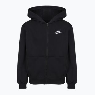 Children's sweatshirt Nike Sportswear Club Fleece black/white