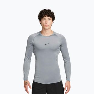 Men's training longsleeve Nike Pro Dri-Fit Tight Fitness smoke grey/black