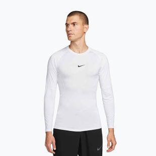 Men's training longsleeve Nike Pro Dri-Fit Tight Fitness white/black