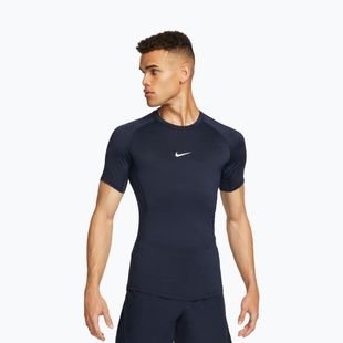 Men's training shirt Nike Pro Dri-Fit Tight SS Fitness obsidian/white
